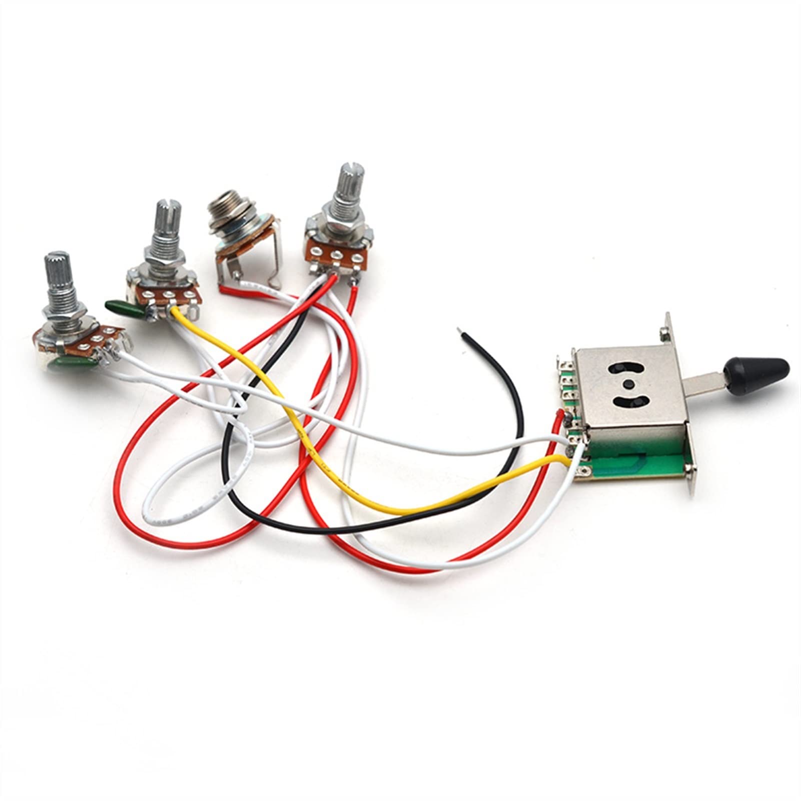 Cablaggio Cablaggio Prewibred Converter A 5 Vie Pentole 500k Per Chitarra Sostitutiva cablaggio chitarra
