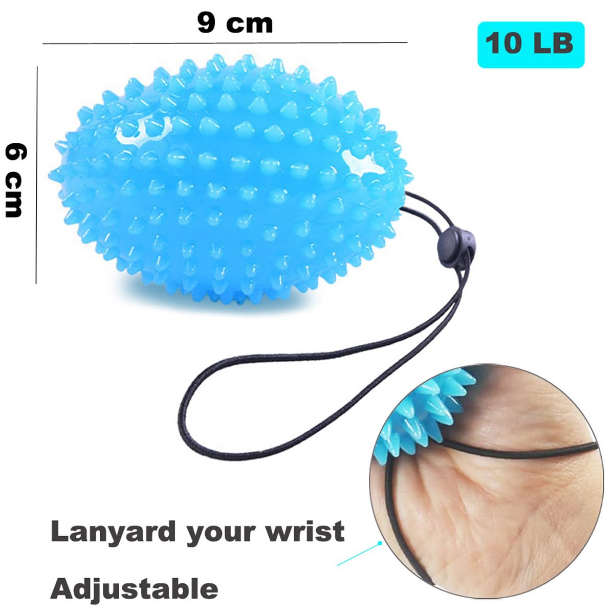 Pelota ejercitadora de mano, bolas para apretar los dedos, fortalecedor de agarre, bola de alivio del estrés para mejorar la flexibilidad, aliviar dedos y muñecas, para rehabilitación, artritis, túnel