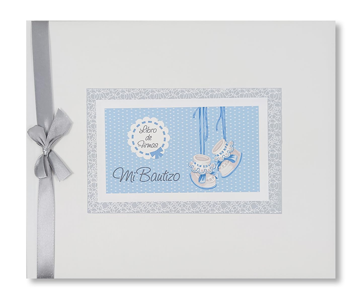 Libro de firmas bautizo bebé niño mas porta móviles con foto personalizable. Libro para recordar los momentos más bellos de un día especial y único