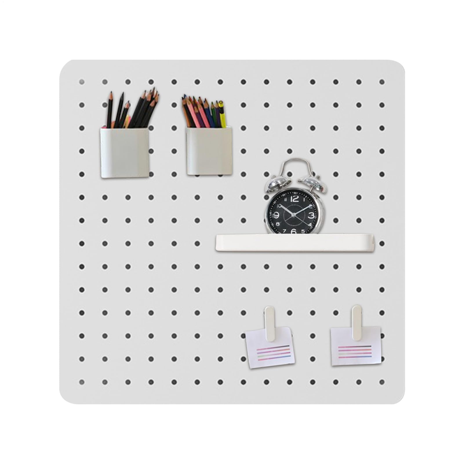 Pannello Forato Organizer | Pannelli Organizzatore Parete Ufficio Casa,Accessorio Decorativo per Attrezzi Cancelleria Oggetti Quotidiani
