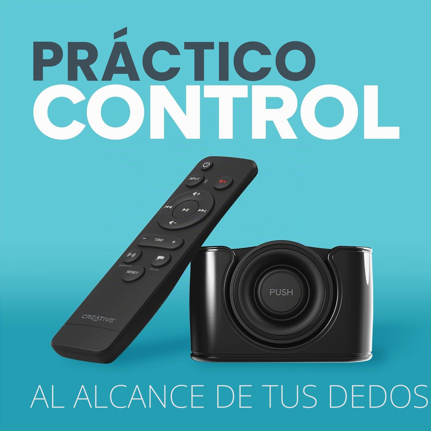 CREATIVE Barra de Sonido Stage SE Debajo del Monitor con Audio Digital USB y Bluetooth 5.3, diálogo Claro y Envolvente por Sound Blaster