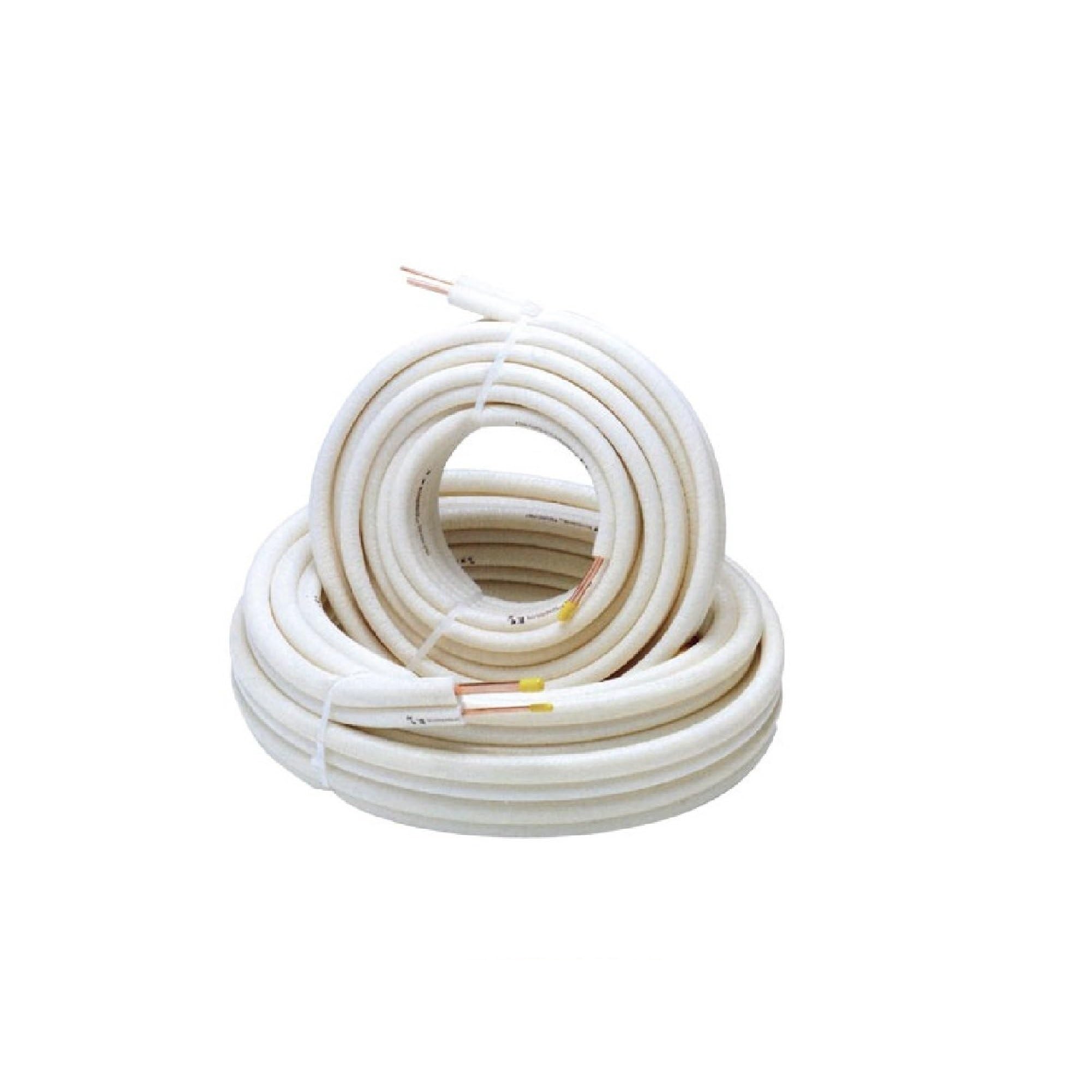BRICOQUI Tubi in rame kit impianti condizionamento 15 m rame 15m Ø1/4"+ 15 m Ø3/8 totali 30 m climatizzatore refrigerazione
