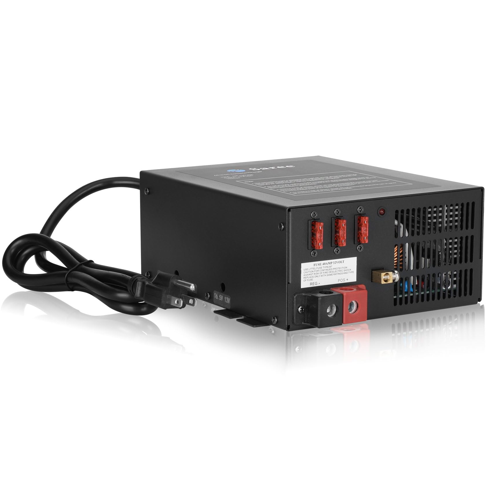 75A RV Power Converter 110VAC to 12VDC RV Converter 75 Amp RV Power Converters Built-in 4 Stage Smart Battery Charger for Lithium Batteries RV