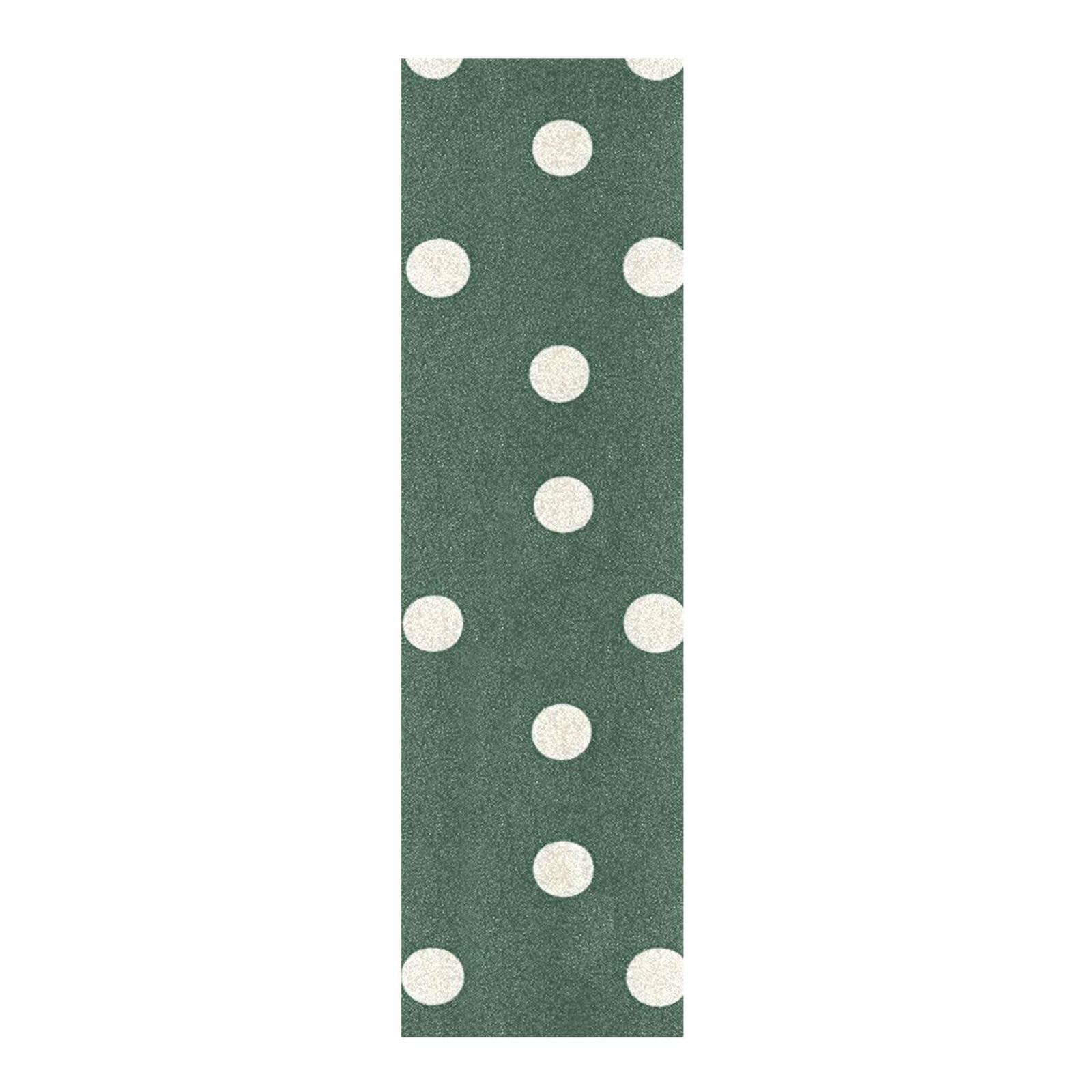 CEBUGI White Polka Dots Skateboard Grip Tape 33x9in Waterproof Tear-Proof Longboard Grip Tape Bubble Free Non-Slip Scooter Grip Tape for Girls Boys