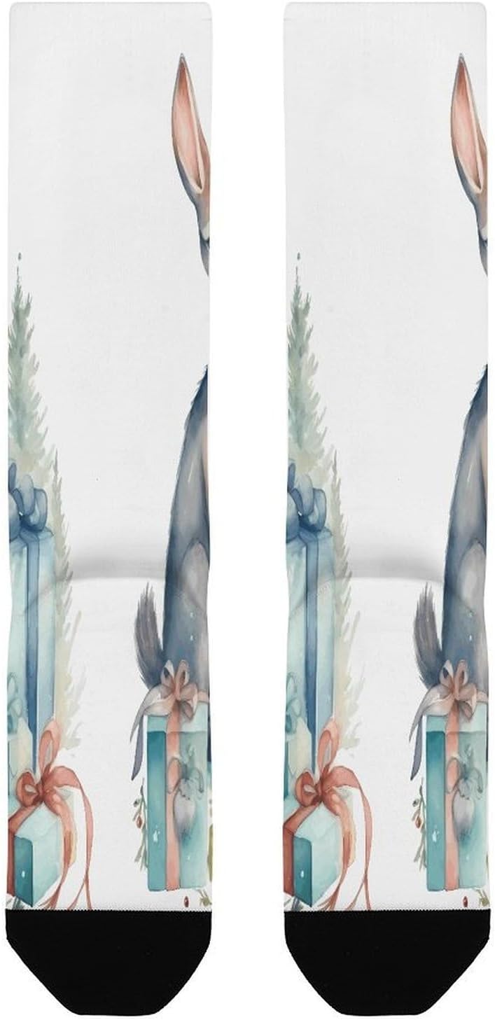 Animals And Gifts Crew Socks Calf Socks Athletic Crew Sock
