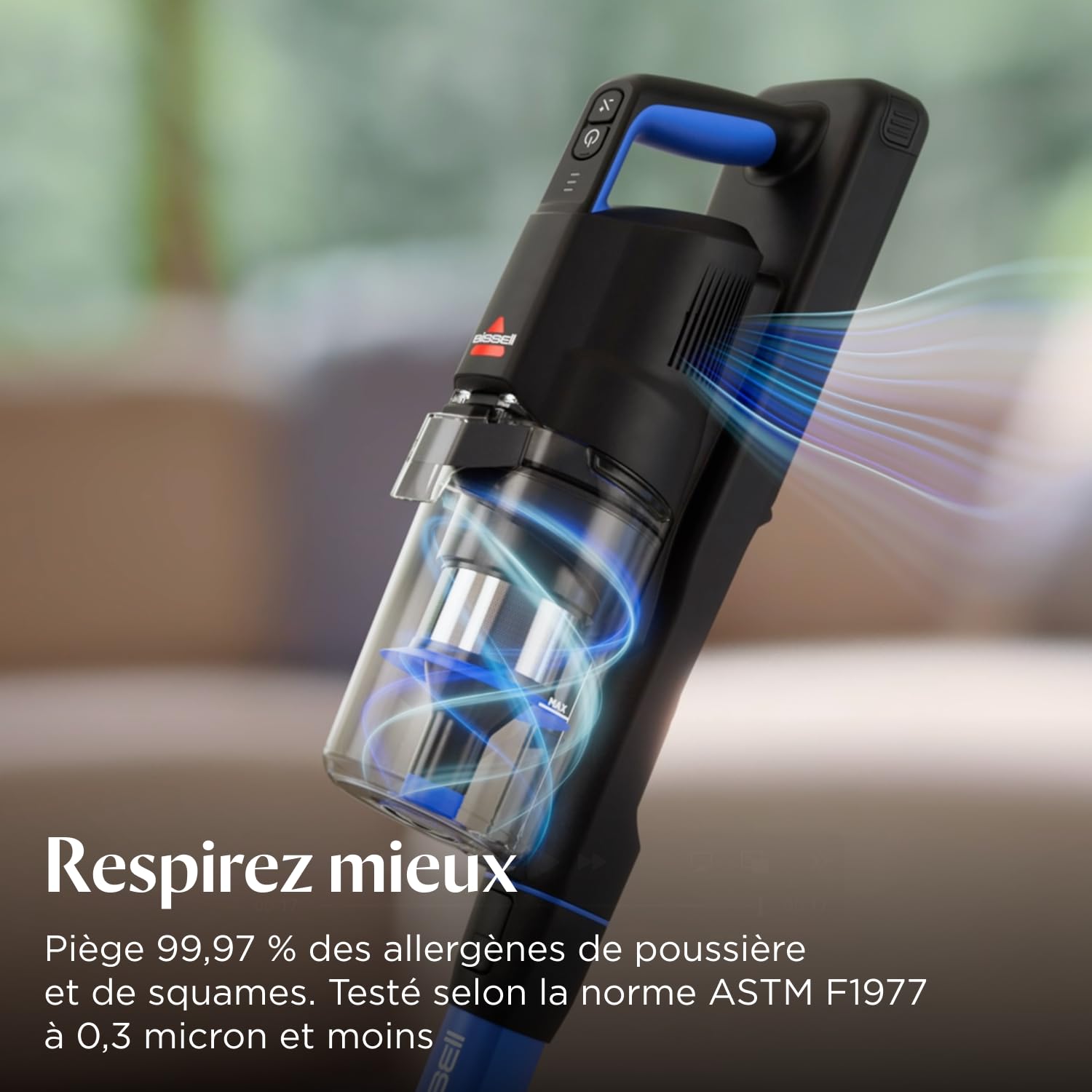 Filtre BISSELL HEPA pour PowerClean FurFinder™ et FurGuard™, capture 99,97% des allergènes de poussière et de squames, 4245