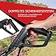 FANTASK 1500 W Electric Ground Hoe 400 RPM with 6 Chopping Knives, Tiller Garden Tiller 43 cm Working Width and 22 cm Working Depth, Rot + Schwarz