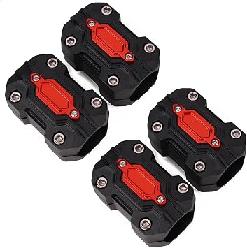 Motorcycle Crash Protector For Zontes 368G 368E 368M 350E 310X 310R 310V 310T ZT250R 310V Motorcycle Engine Guard Bumper Protector Trim Blocks4Piece Red