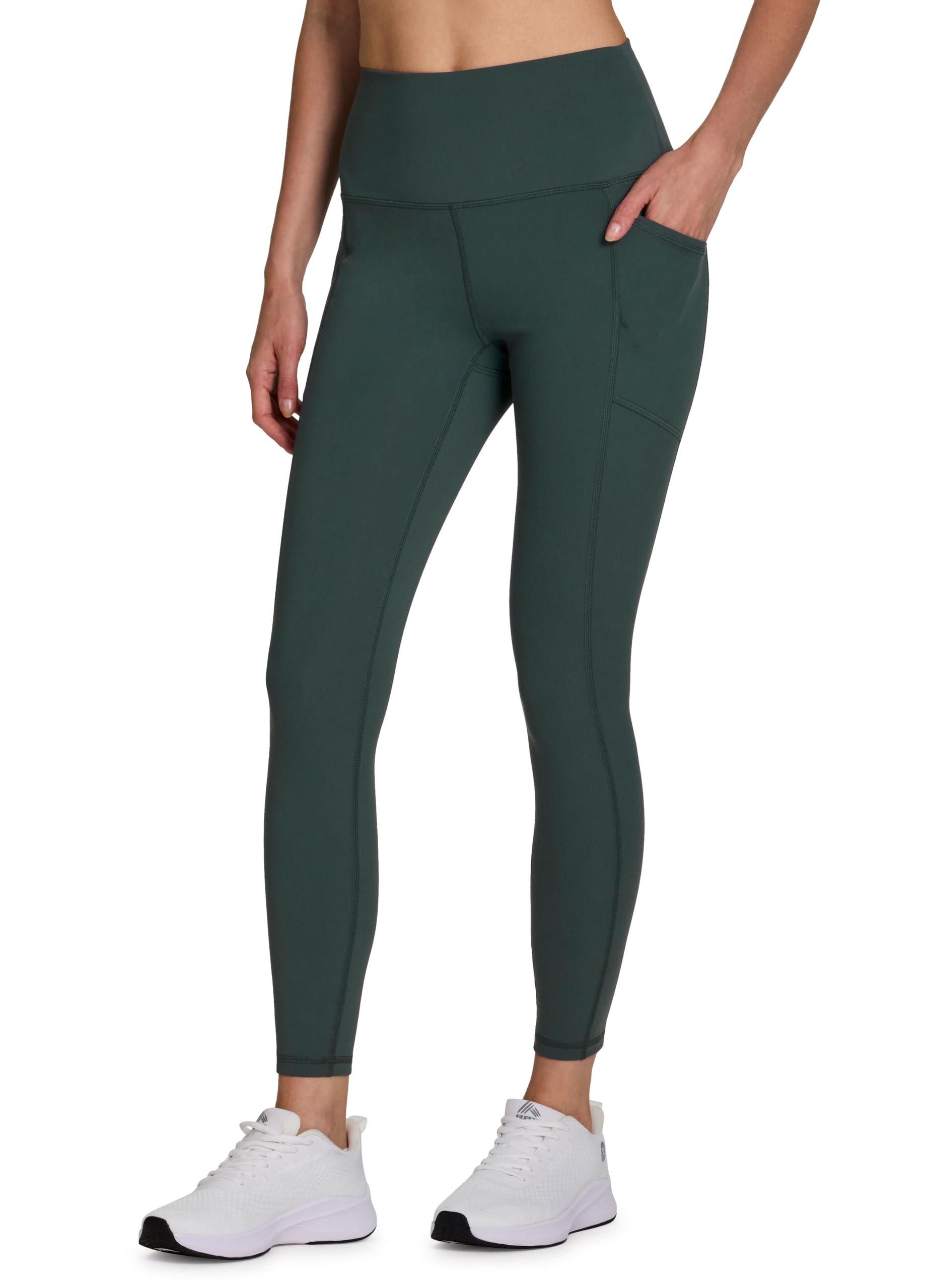 RBX Legging de yoga actif taille haute résistant aux squats avec poches pour femme