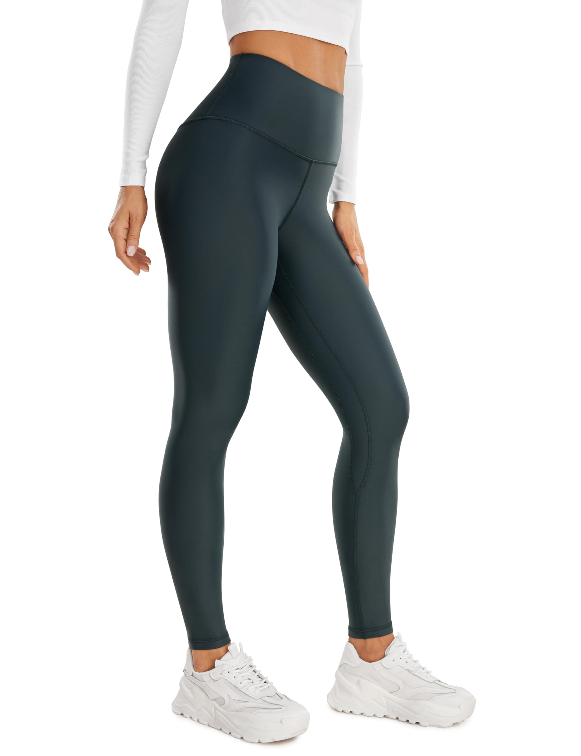 CRZ YOGA Fleece Thermal Leggings 28''