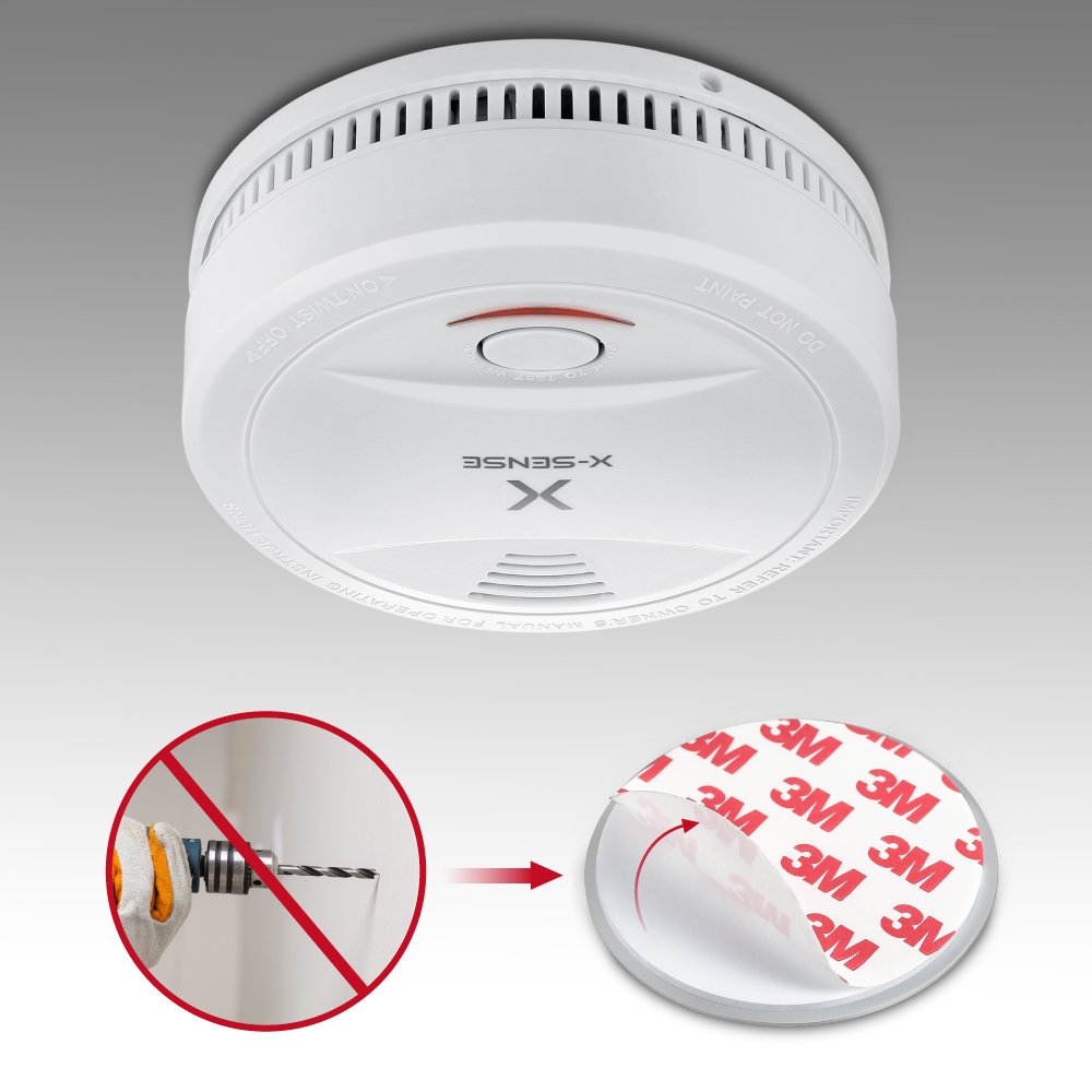 XSense Adhesives Attachments for Smoke Alarm Fire Detectors