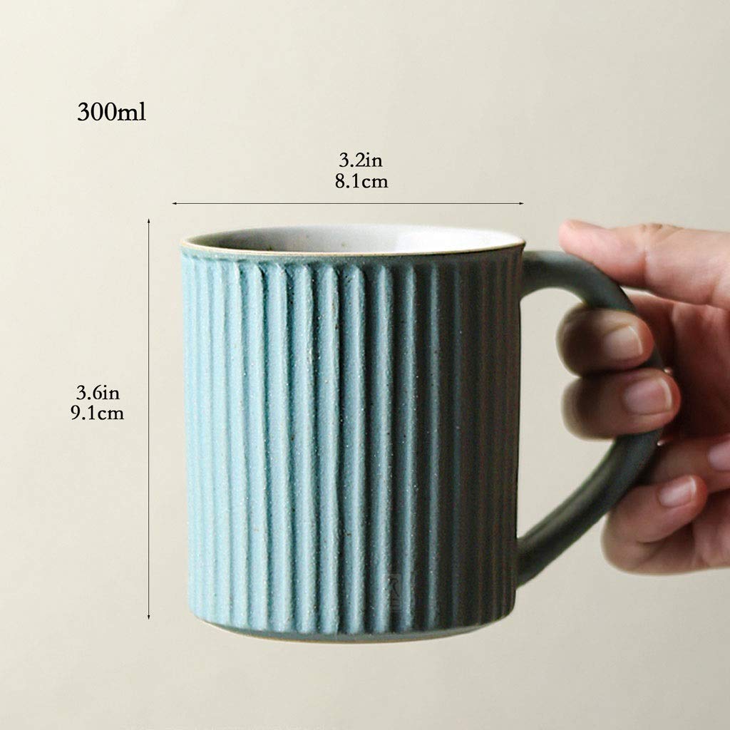 Kubki do kawy 295 ml porcelanowy kubek do espresso w paski ceramiczny kubek do herbaty kubki do kawy kawy kawy napój latte kawiarnia mokka i herbata do kawy mleko kubek do kawy