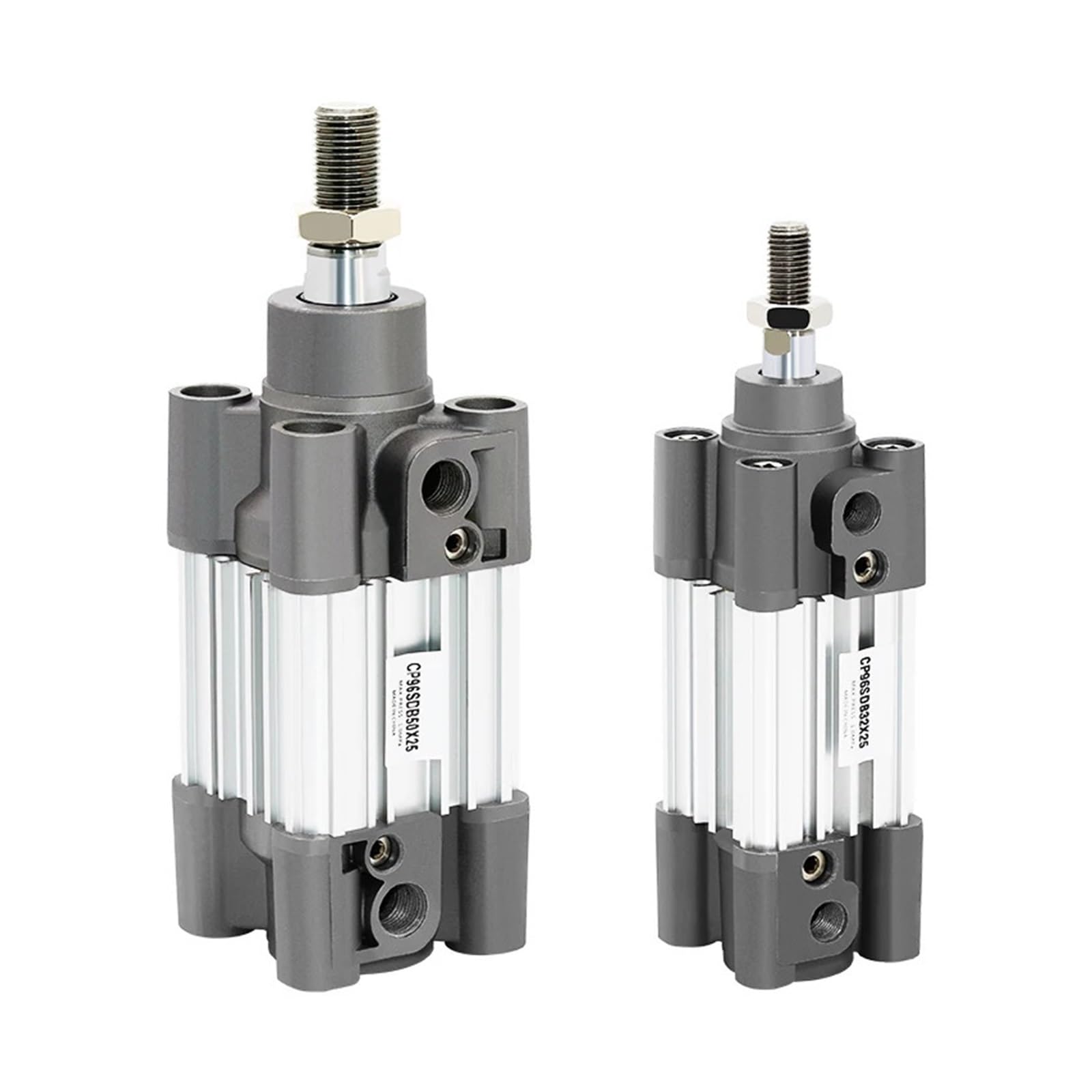 KXIWLUFV CP96SDB Series Standard Cylinder bore 50mm/63mm Stroke 25-350mm air Piston Double Acting(Stroke 250mm,Bore 63mm)
