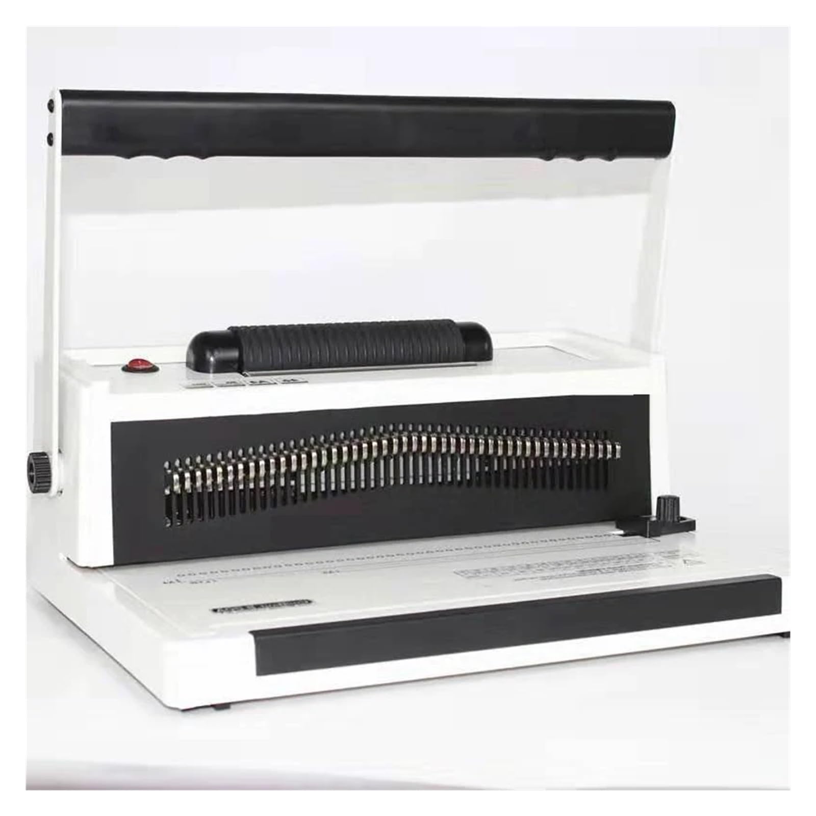 Rilegatrice, S20A Electric Card Loose-Leaf Punching Machine Spiral Plastic Ring Binding And Punching Machine Single Coil Binding Machine per scuola e ufficio