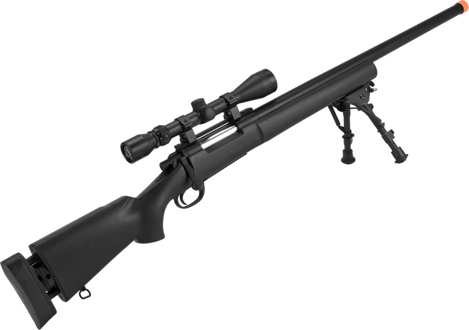 Evike CYMA Advanced M24 Military Airsoft Bolt Action US Army Scout