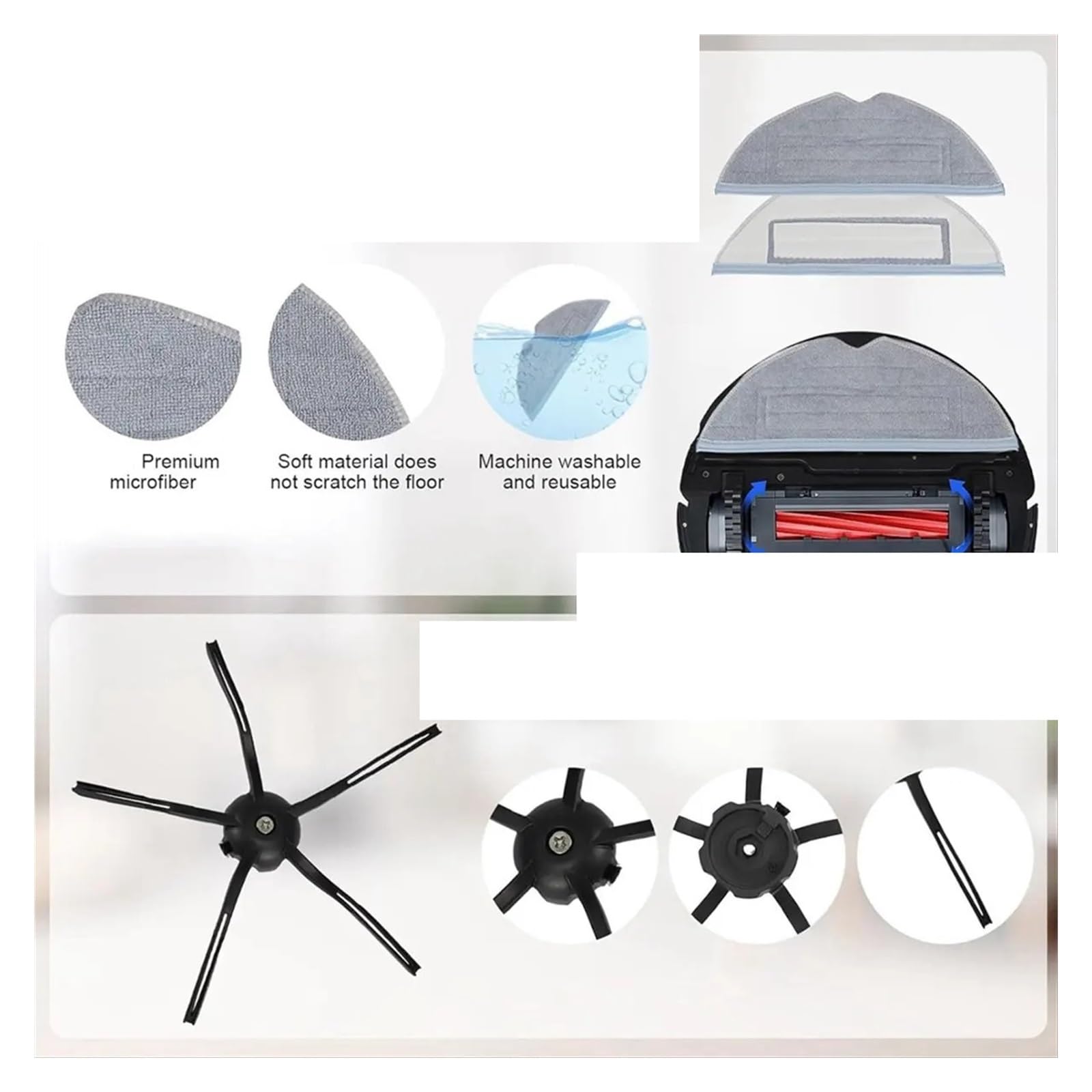 Compatibile Con Roborock, Kit S7 Max Ultra