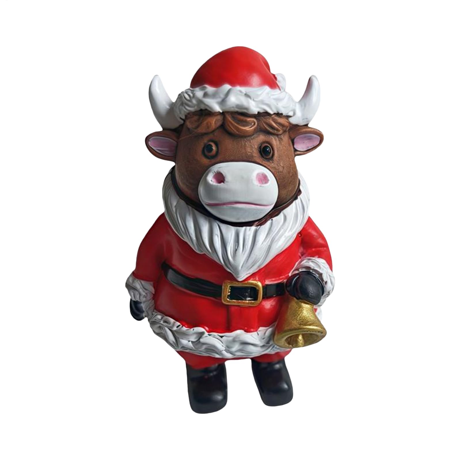 Figura de Navidad escocesa Rústico de resina pintada a mano para decoración de mesa