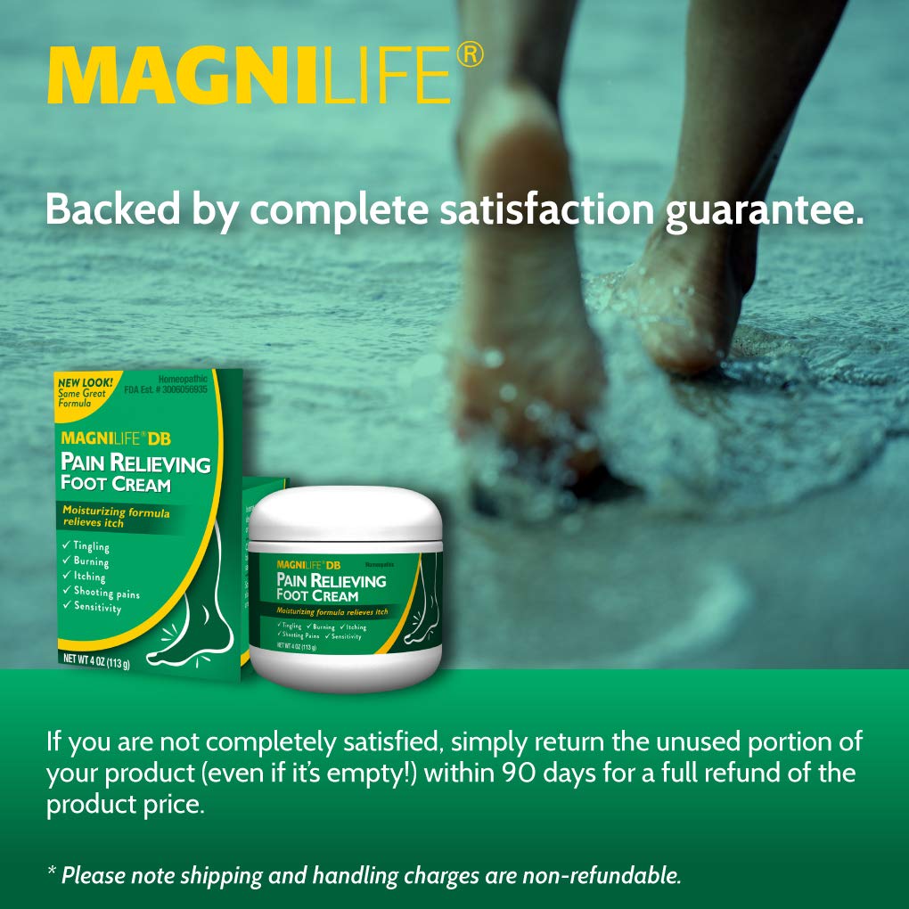 Buy MagniLife DB Pain Relieving Foot Cream, Calming Relief for Burning