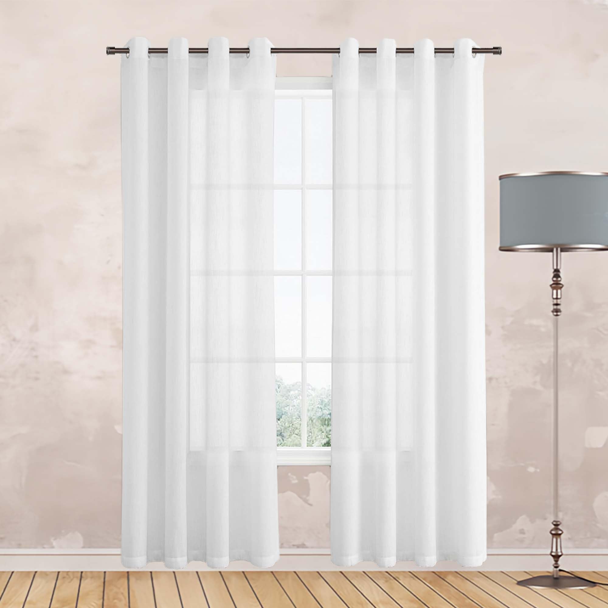 Voilages de salon moderne JIAFANG rideaux doux pour chambre