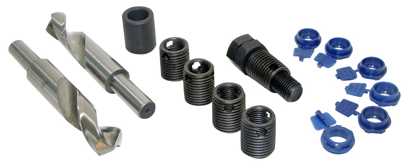 LeaderSert 10350 5/8-18 SAE Thread Repair Insert Kit with Drills