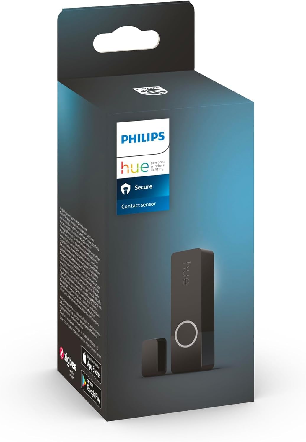 Philips Hue Secure Smart Contact Sensor – Black – Door and Window – Works with Security Center in Hue App, Philips Hue Bridge Required Philips Hue Secure Smart Contact Sensor – Black – Door and Window – Works with Security Center in Hue App, Philips Hue Bridge Required