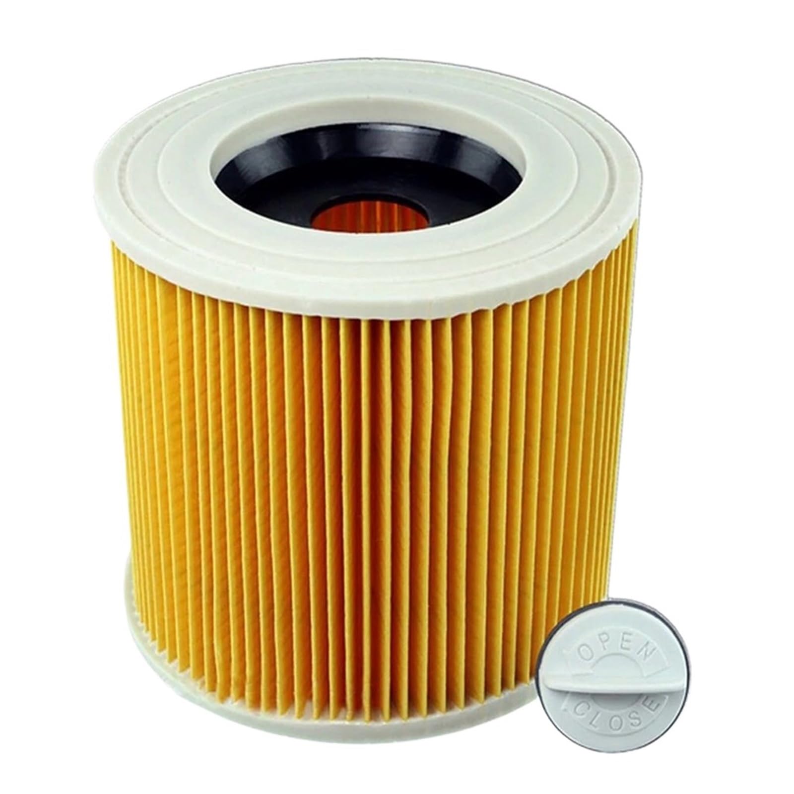 Lipski Juego de Cartuchos de Filtro de 3 Piezas, Compatible con aspiradora Karcher WD3 Premium WD2 WD3 WD1 MV3 MV2 WD 3 P, Kit de expansión, Antipolvo Fino