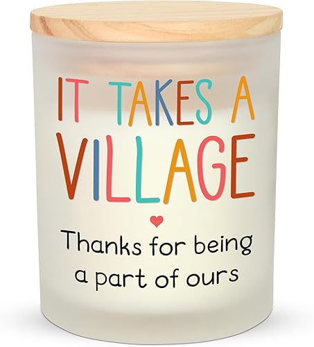 Miniatura 9 de OASSIE Regalos de agradecimiento para mujeres, vela de vainilla y lavanda de 10 onzas, regalos inspiradores para el día del profesor, cumpleaños