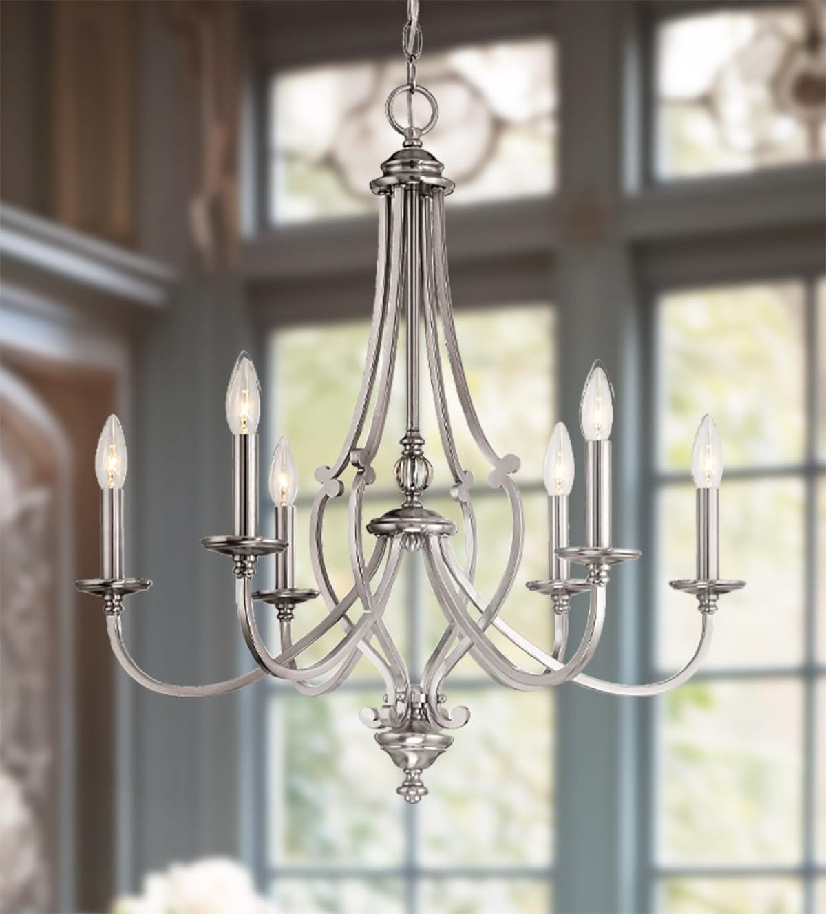 Minka Lavery 3336-84 Savannah Row Chandelier, 6-Light, 360 Total