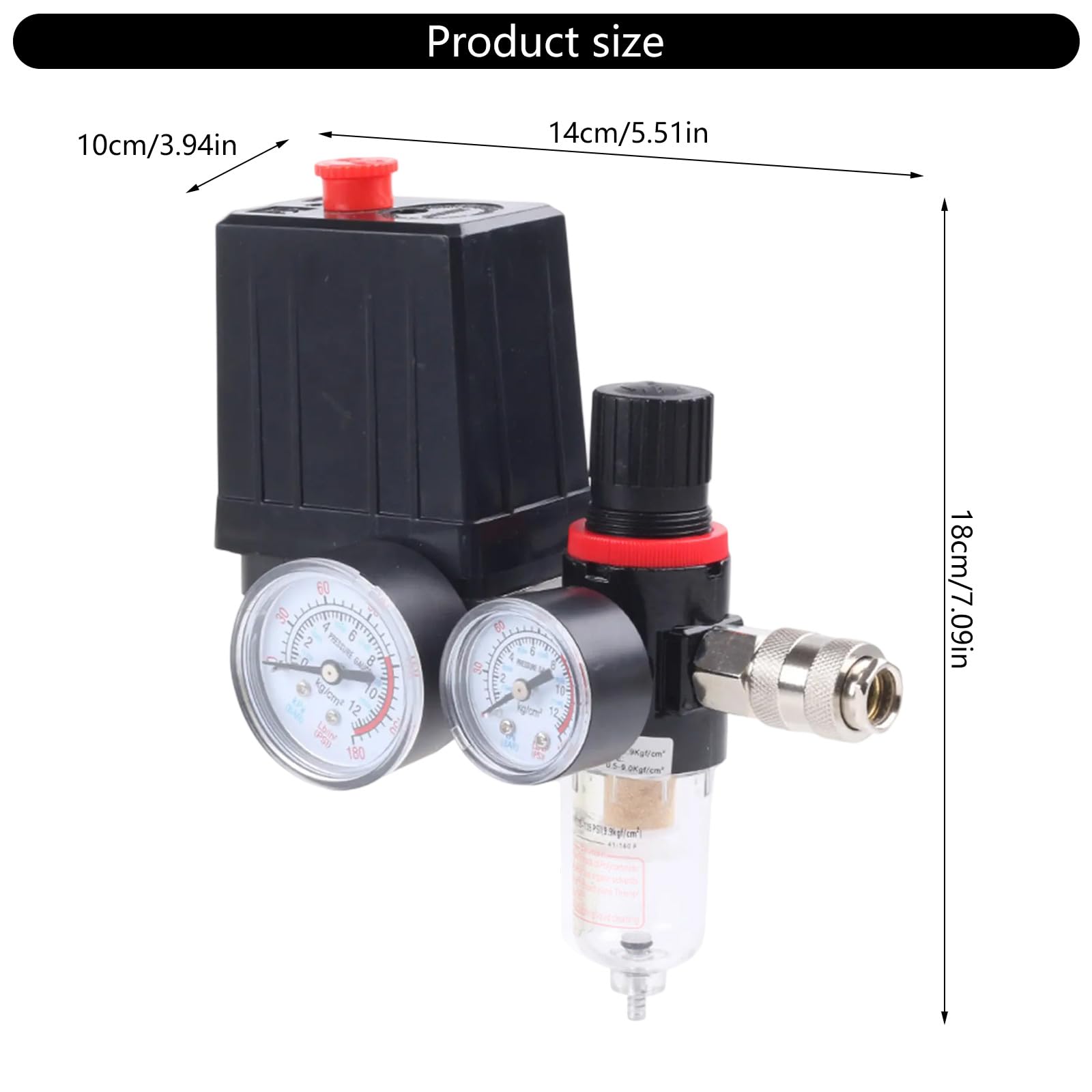 Interruttori di controllo stabili del compressore con giunti rapidi e protezioni da sovraccarico Valvole Unità di controllo multifunzione di pressioni