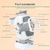 Vista 7 de Arenero Automático para Gatos Mintakawa con Limpieza Automática - Control por APP y Monitoreo de Peso - Ultrasilencioso, Adecuado para Gatos