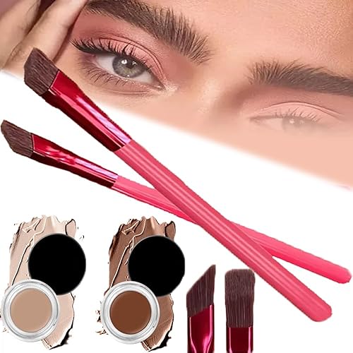 Miniatura 1 de Anjoise - Kit de aseo para cejas 2024, sellos laminados 4D, cepillos para el cuidado de las cejas y las cejas del cabello (2 unidades)