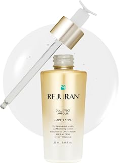 REJURAN® Dual Effect Ampoule, DOT DUAL c-PDRN® [Larger Size] - Salmon DNA Face Serum for Deep Rejuvenation, Wrinkle Care, Skin Elasticity with Visible Anti-Aging Results. Korean Skincare (1.69 fl oz)