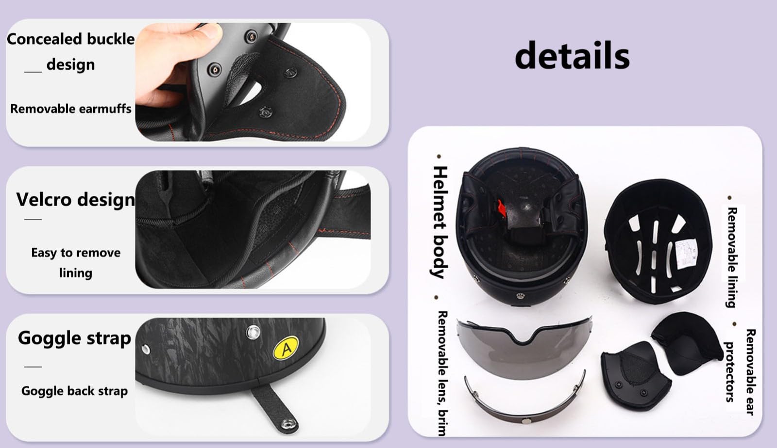 Casque Jet Moto Casque Moto Jet 3/4 Moto Bluetooth Dot/ECE Homologué Casques de Moto électrique Scooter avec Double Visière Casque Universel pour Toutes Les Saisons