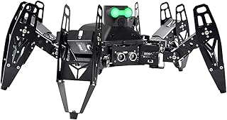 CHLOES Robot toy 6 Legs Programmable Robot, 3DOF Hexapod Bionic Spider Robot for Teaching Education Assembled Smart programmable robot