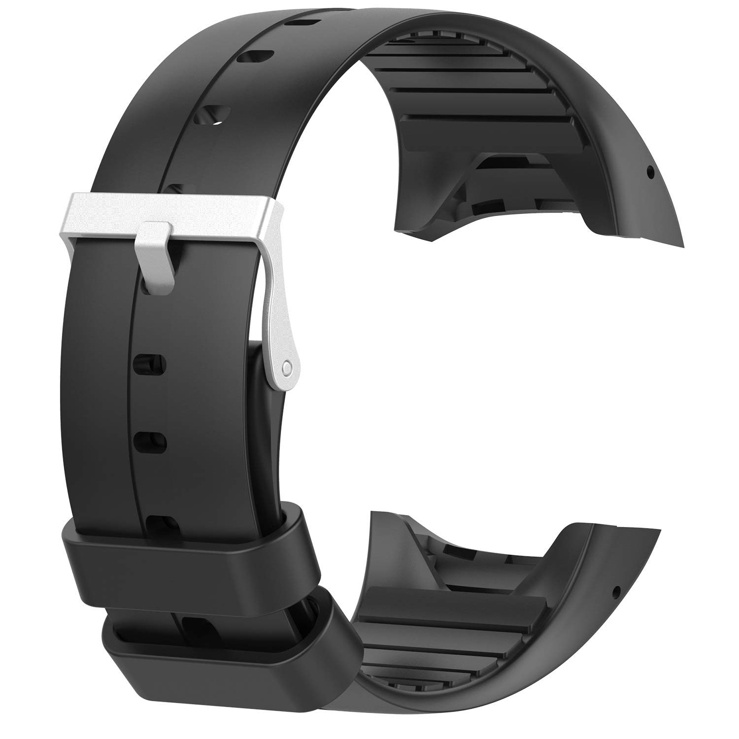 INF Correas de reloj para Polar M400/M430 correa de silicona suave con hebilla de metal