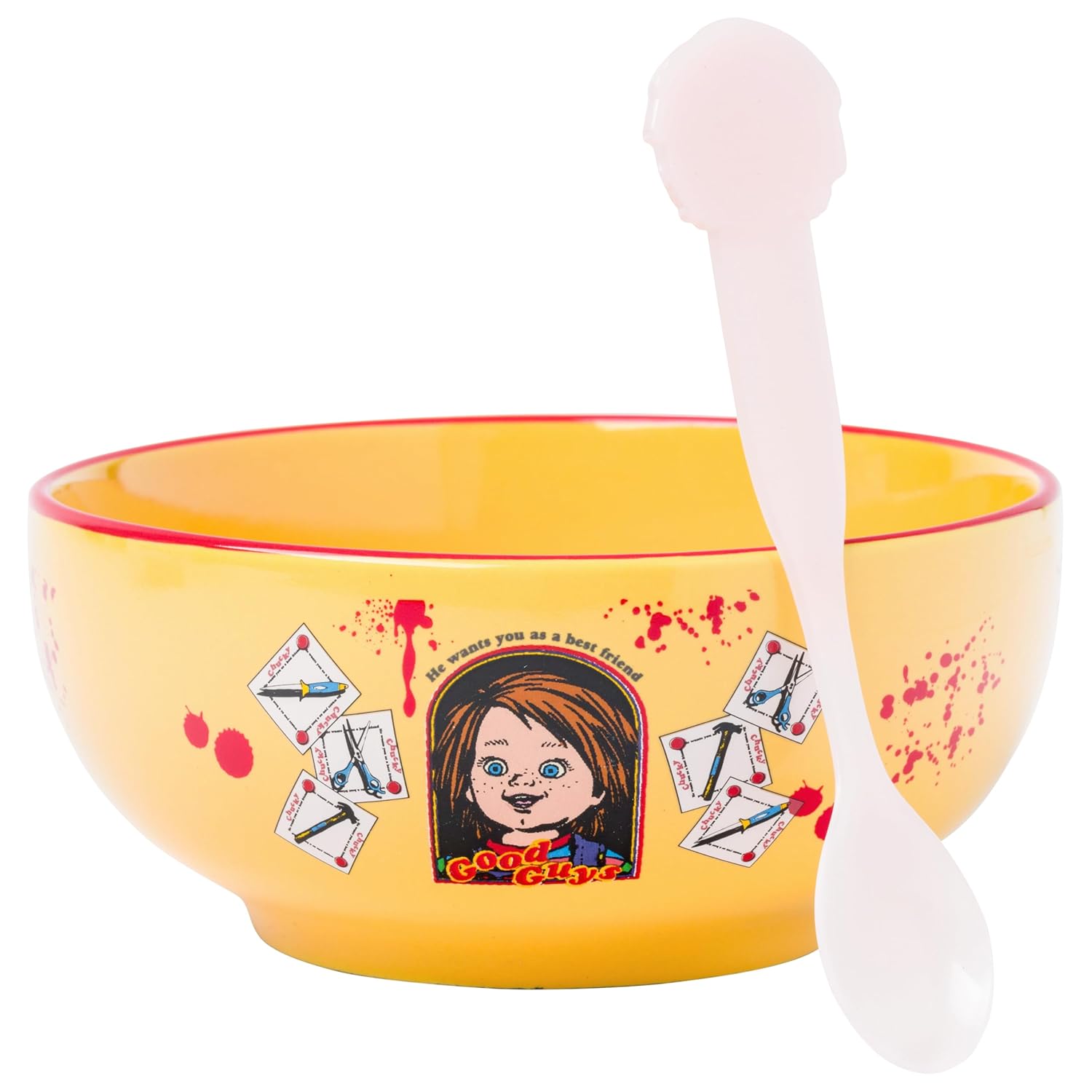 Cinnamoroll Gingham Ceramic Bowl With Color-Changing Spoon | Hot Topic - View #13