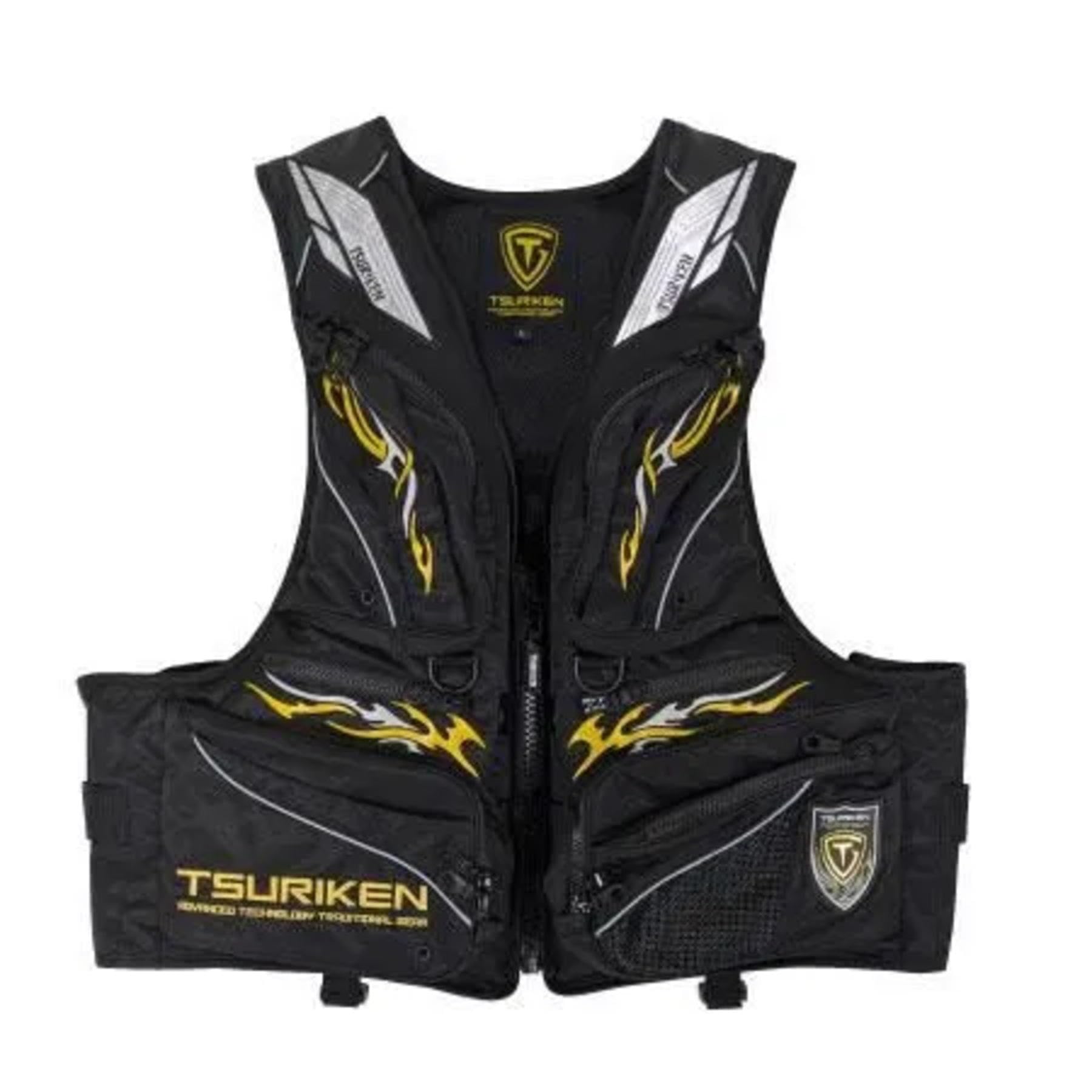 Amazon | 釣研(TSURIKEN) フローティングべストTV251 L ブラック