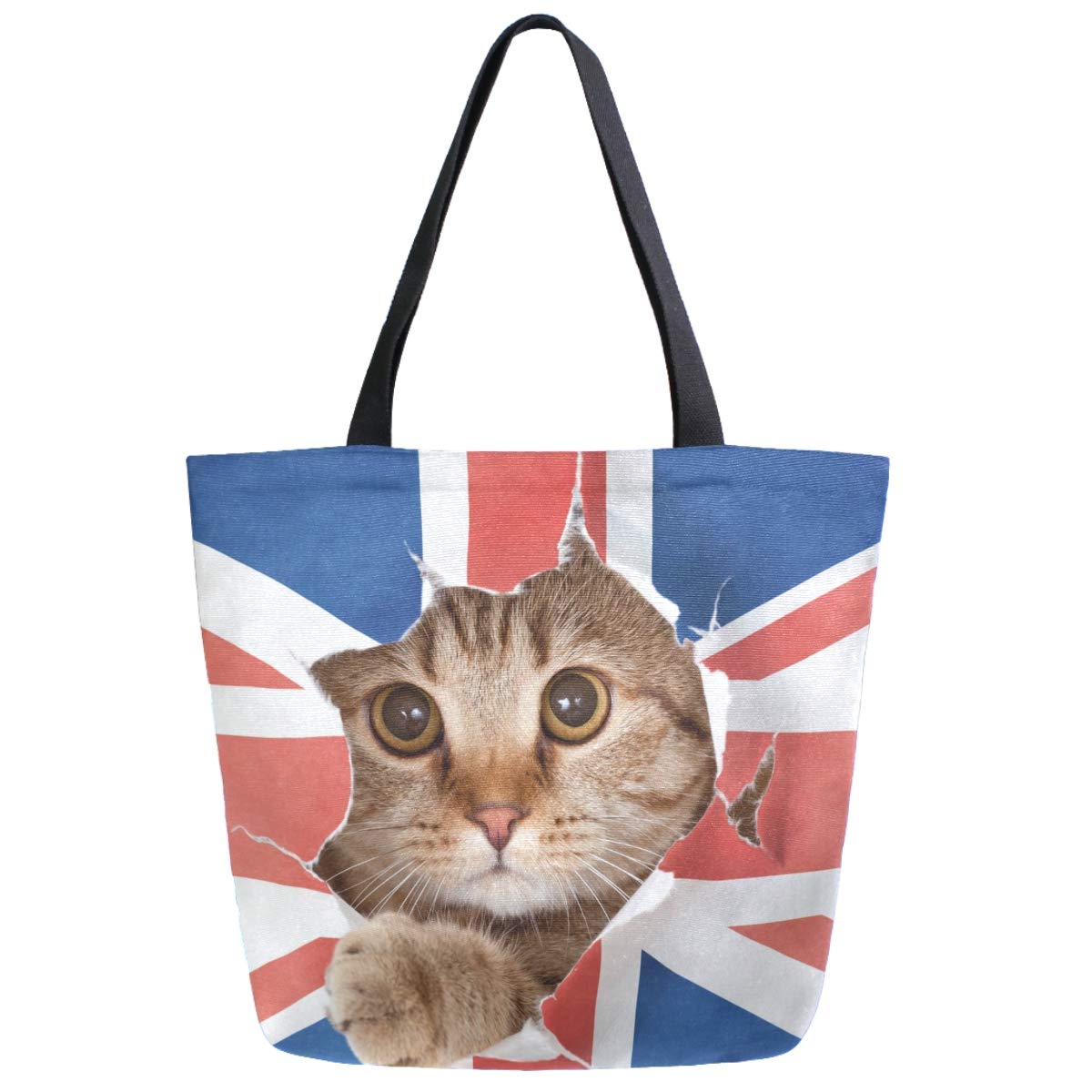 ZzWwR Stylish Fun Pattern Extra Large Shoulder Tote Bag for Beach Travel Weekender Gym Grocery Shopping