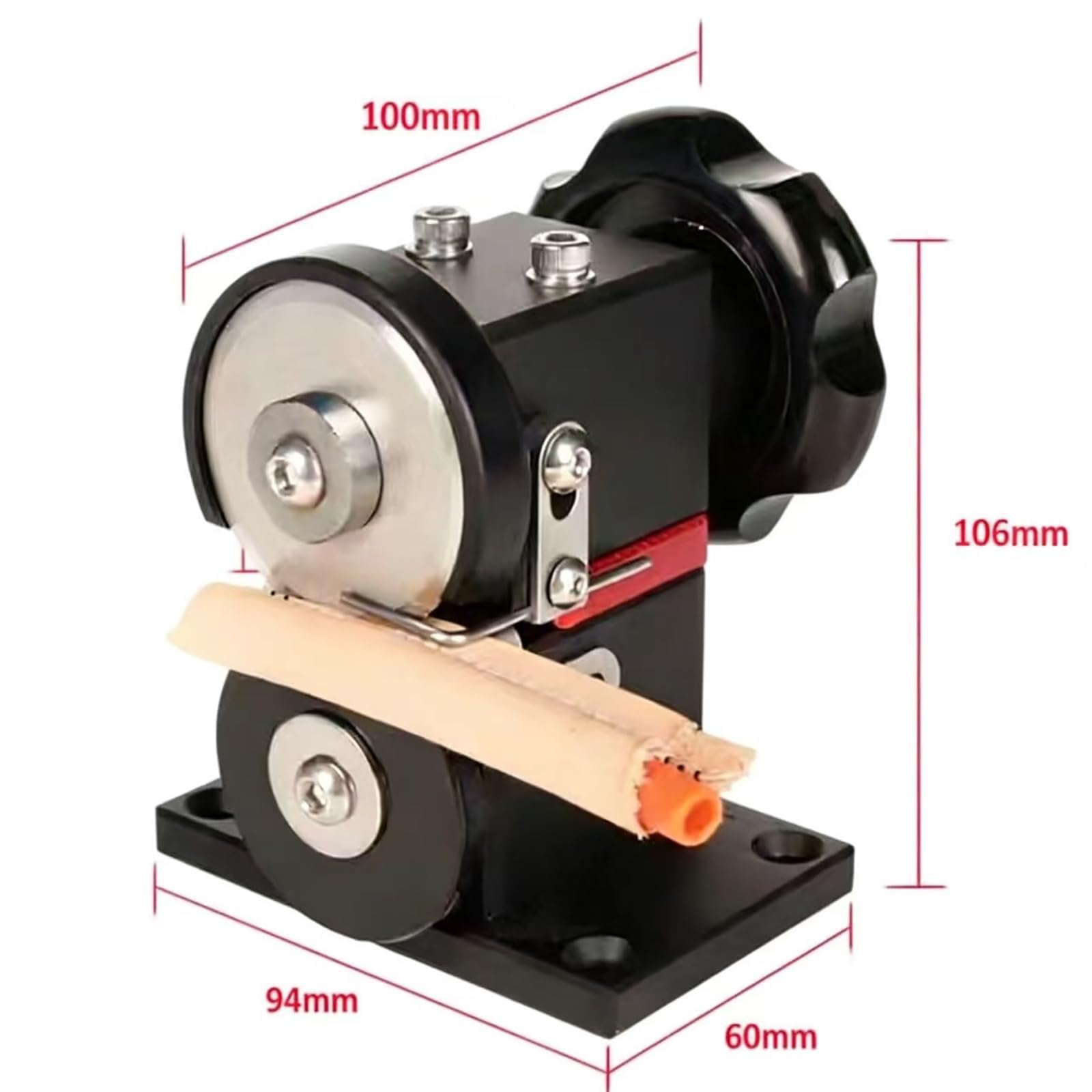 Herramienta de Corte de Cuero para Bricolaje, cortadora Manual, Grosor de 0-4 mm, Ancho de 25 mm, máquina portátil para la fabricación de Bolsos y Manualidades.