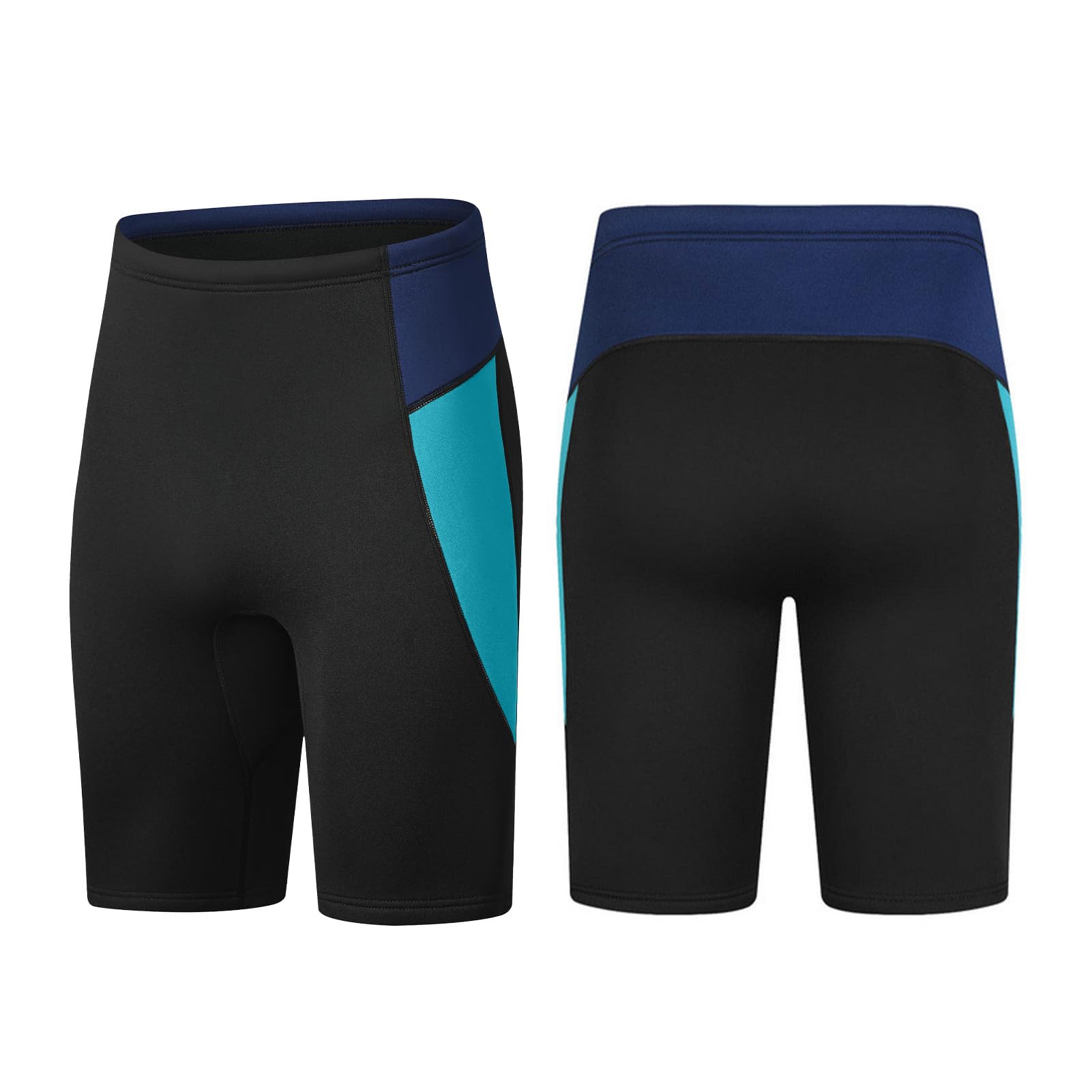 Short de plongée pour homme en néoprène 3 mm pour plongée, surf, sports nautiques, avec tuba et kayak