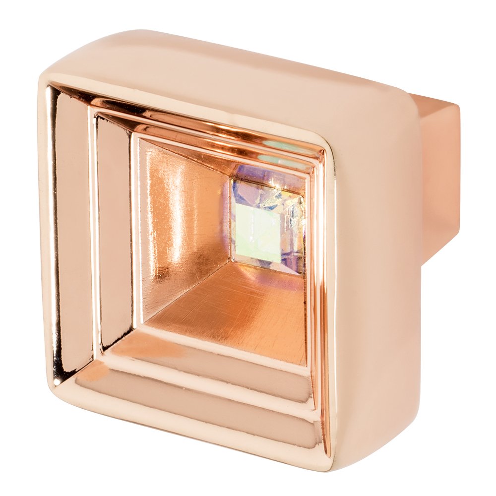 Wisdom Stone4221RG-MU Hidden Treasure Cabinet Knob, Rose Gold/Multi-Color