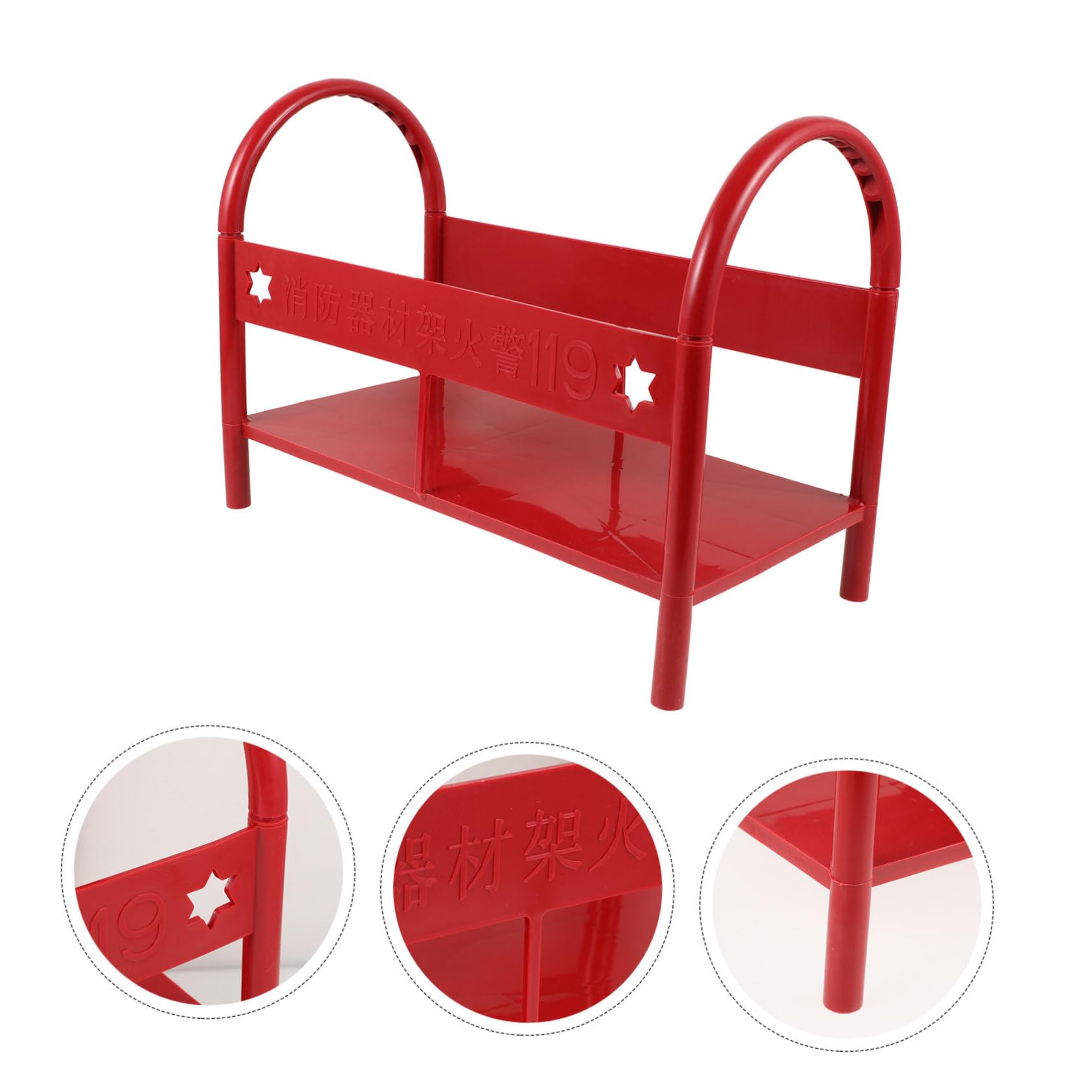 PRETYZOOM Soporte de Extintor de Incendios de Plástico Práctico y Versátil para Extintores Pequeños de 3-5 Kg, Base para Extintor Adecuado para Varios Escenarios