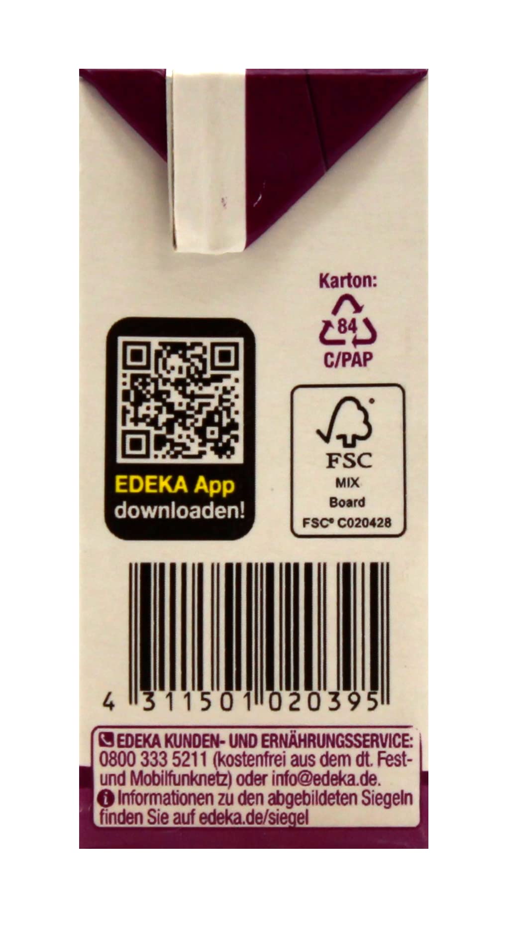 Gut & Günstig Laktosefreie H-Schlagsahne 30% Fett, 27er Pack (27 x 200g)