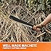 ZOOM.LZ Billhook Sickle Machete for Yard Work Cutting Trees Heavy Duty machetes Mexicanos de Trabajo Best Machete Camping,Gardening Machete,Land Management,Hunting and Outdoor.Green