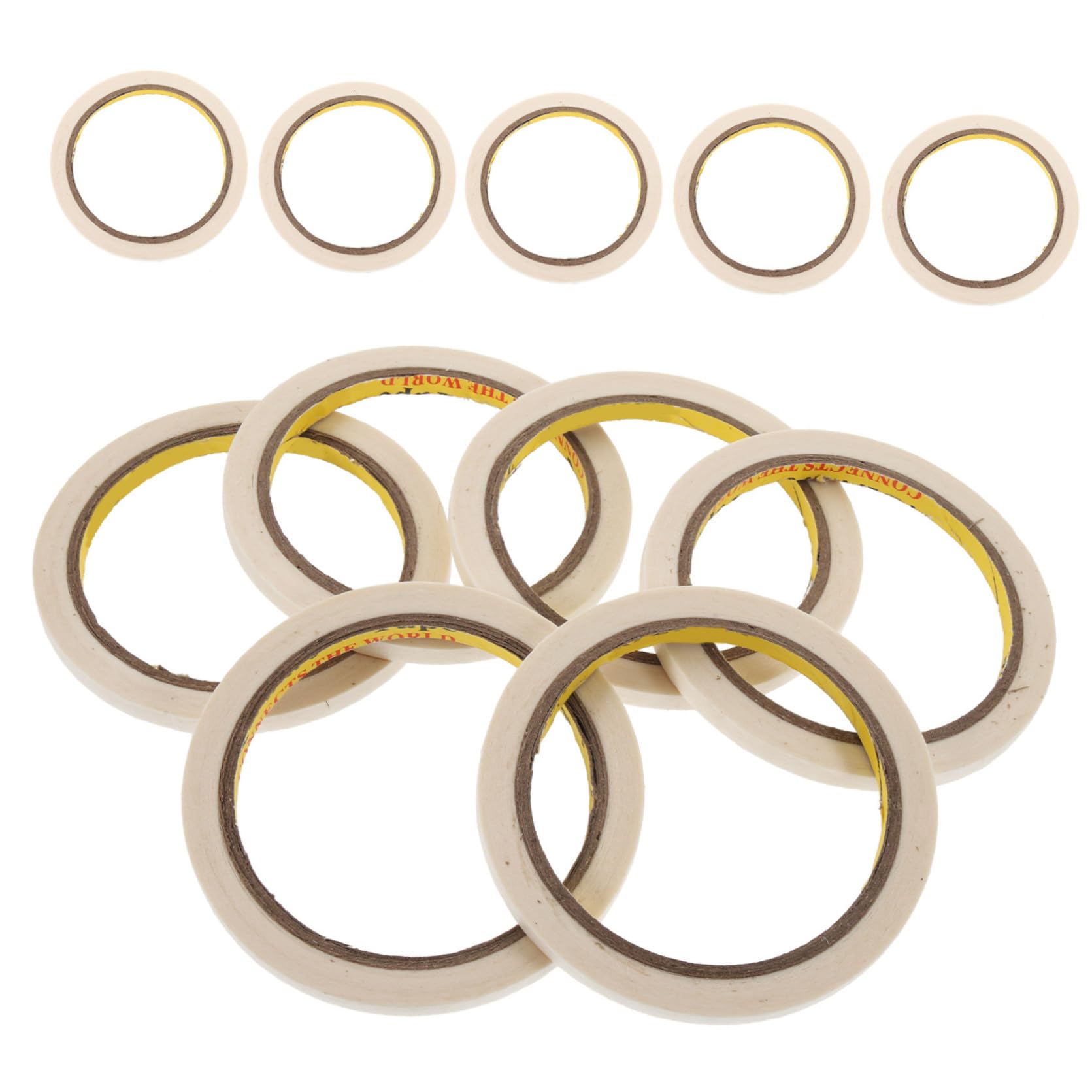 Artibetter 3 Sätze Kreppband Dünnes Abdeckband Für Diy Malerei Und Bastelprojekte Für Verschiedene Oberflächen Wie Papier 20 Rollen * 3