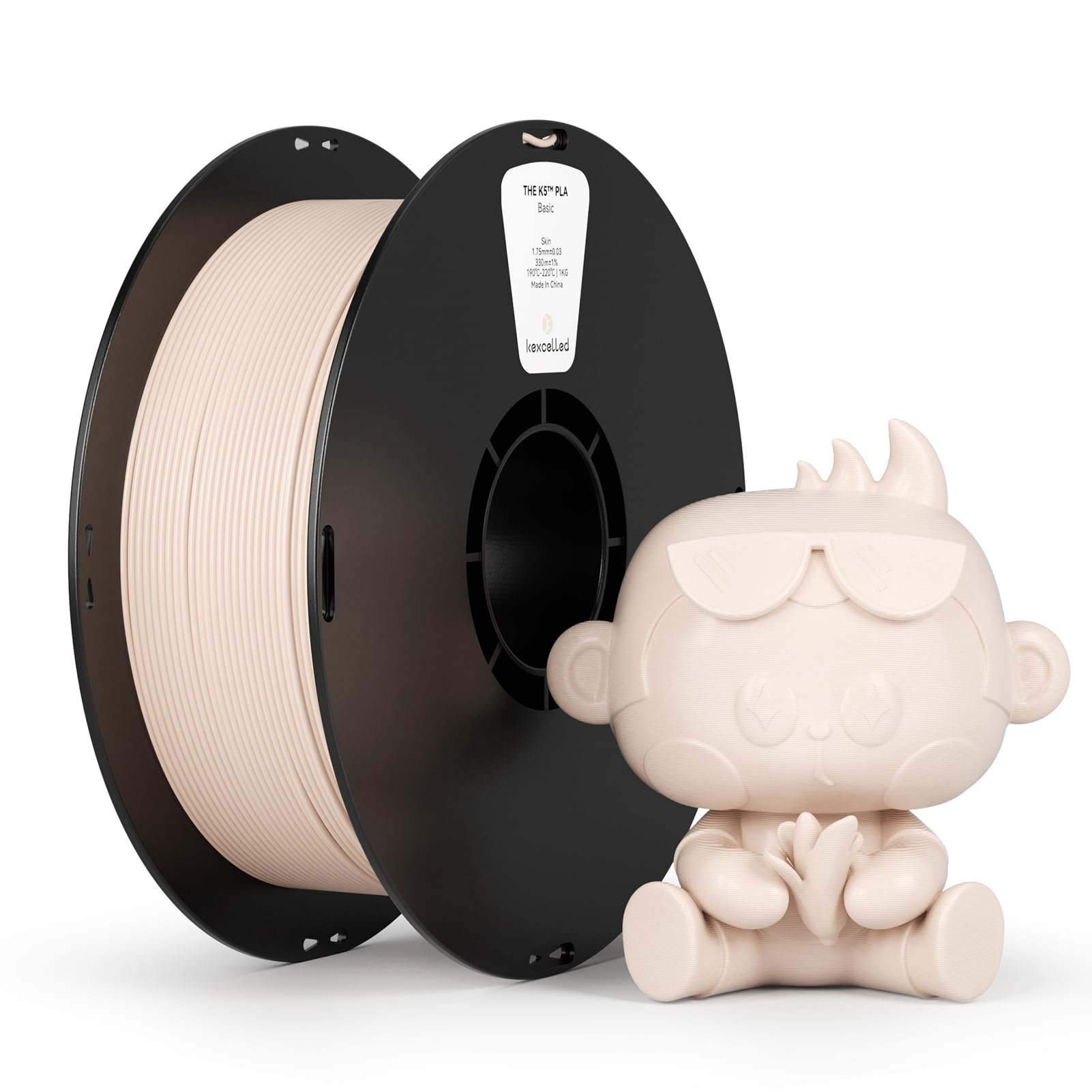 PLA K5M 3Dプリンターフィラメント 1KG グレー kexcelled3d『THE K5™ PLA M』 – 3Dプリンターとレジン&フィラメントの