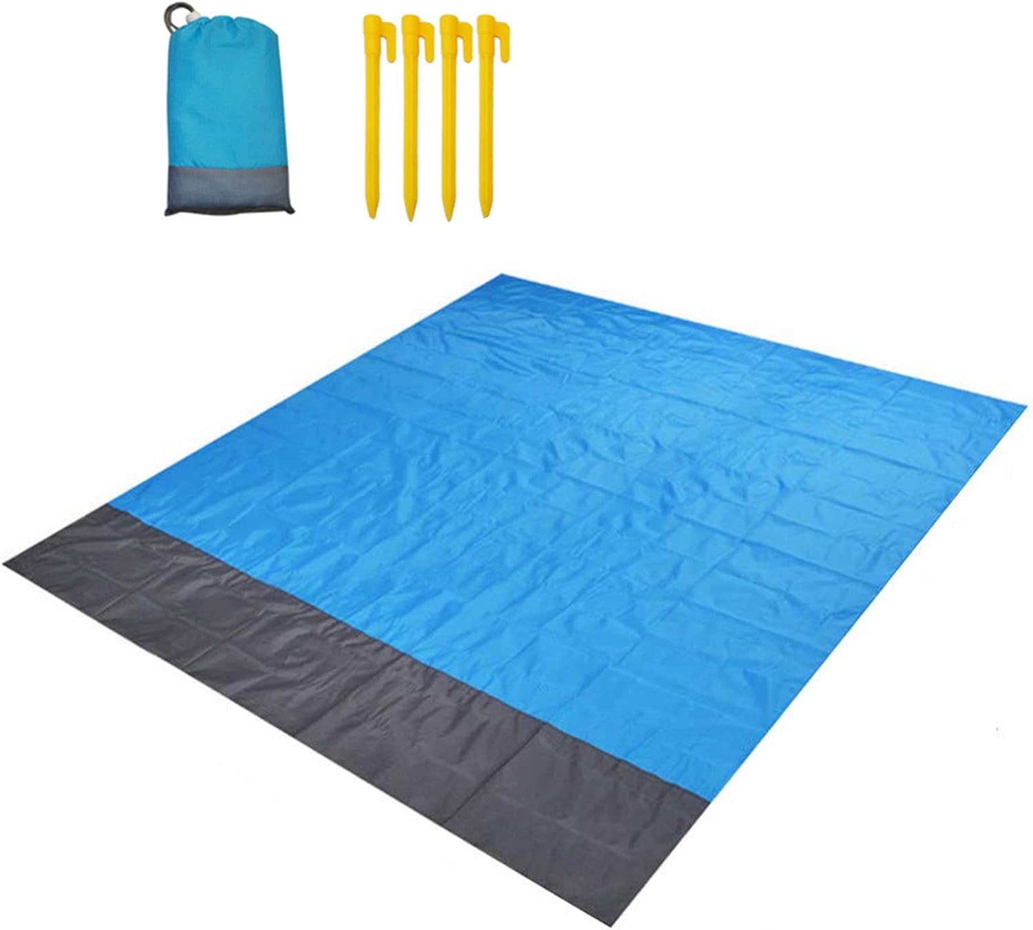 ombrellone con ancore di sabbia