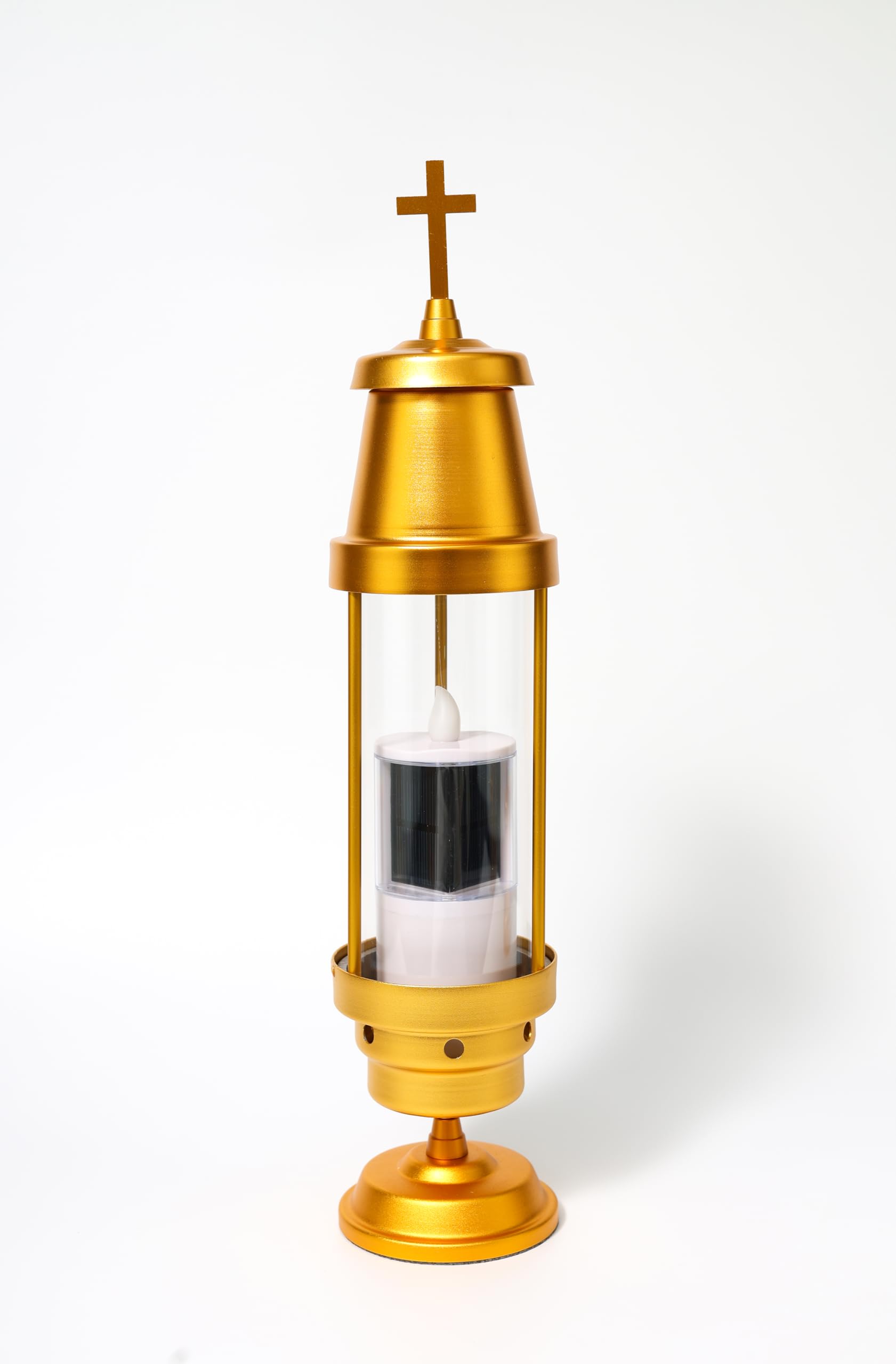 OURMEMO Cemetery Solar Lights for Grave,Includes 2.5