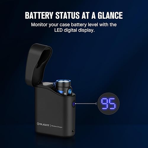 Miniatura 5 de OLIGHT Baton4 Premium Edition - Linternas EDC de 1300 lúmenes con caja de carga tipo C, alimentadas por batería recargable, pequeña linterna