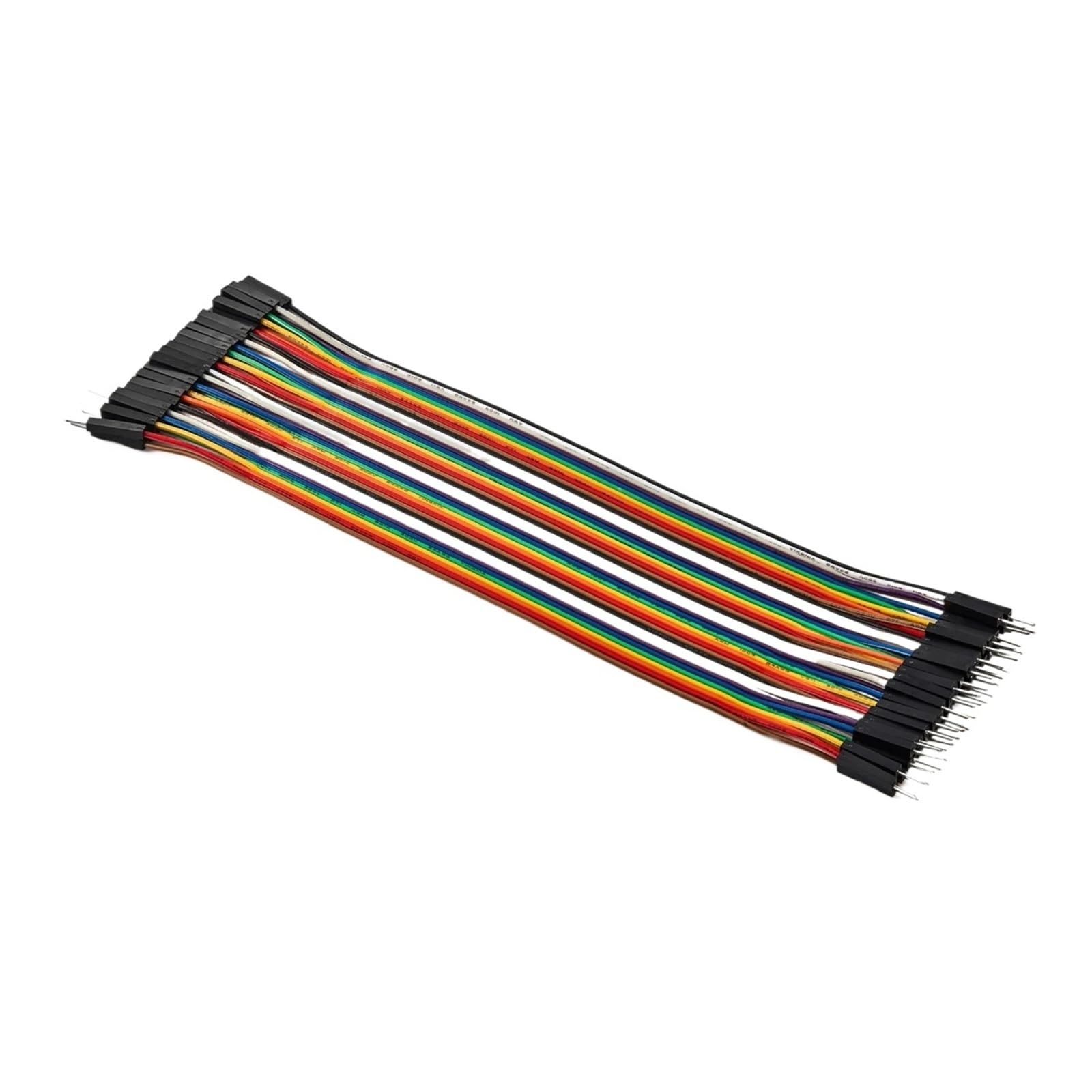 Applicable to Przewód połączeniowy Chanzon 40-pinowy - 10 cm, 20, 30, męski, żeński, 24AWG, taśma miedziana do projektów DIY(Mix kit (3xTypes),30cm)
